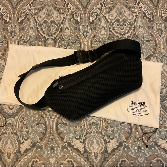 NWT Rare Coach Rider Belt Bag In Signature Canvas 5623 - Picture 10 of 16